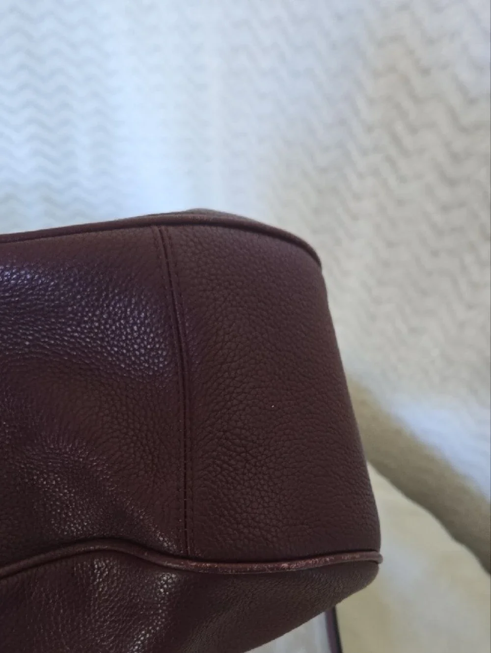 Coach pebbled leather
